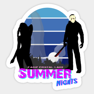 summer nights are bloody Sticker